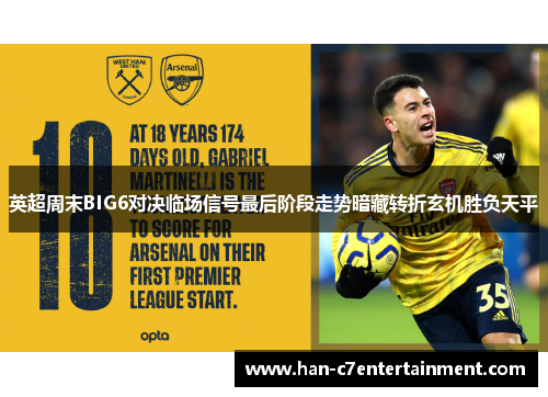 英超周末BIG6对决临场信号最后阶段走势暗藏转折玄机胜负天平 英超周末BIG6对决临场信号最后阶段走势暗藏转折玄机胜负天平
